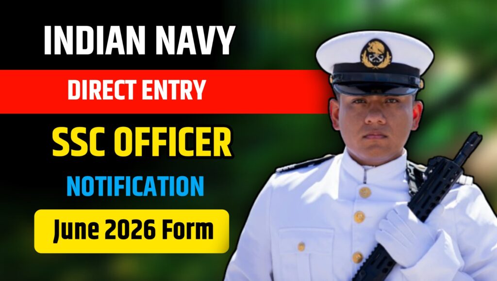 Indian Navy SSC Officer June 2025-2026 online form