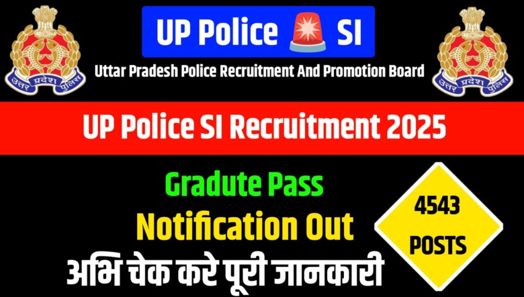 UP Police SI Correction Form 2025