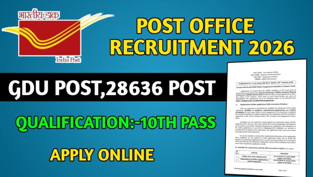 India Post GDS Recruitment 2026