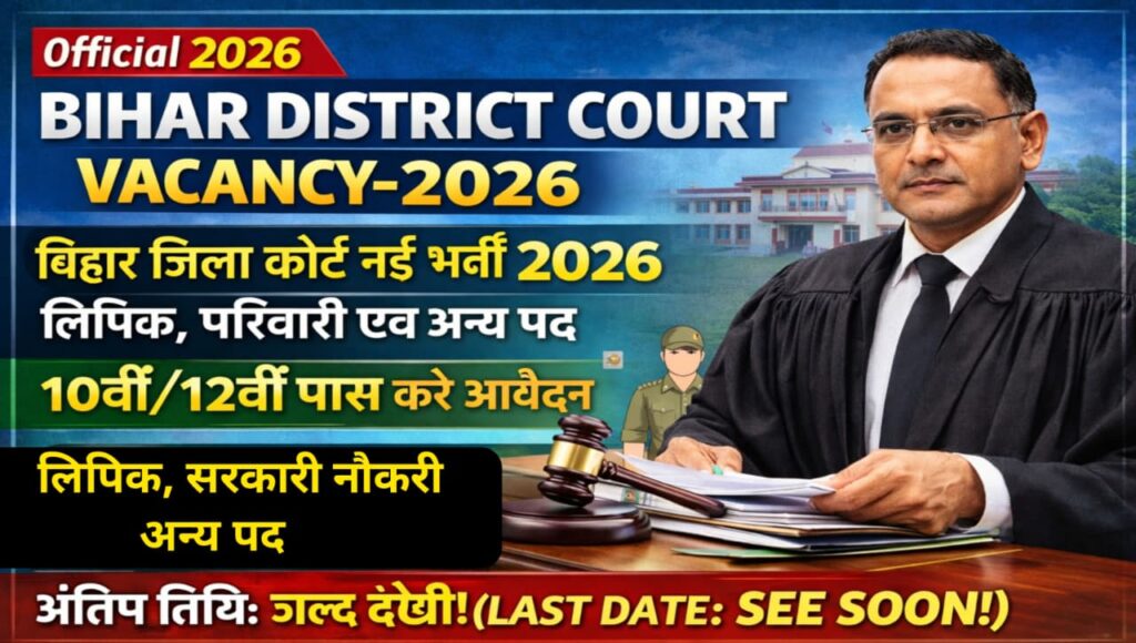 Bihar District Court Vacancy 2026 