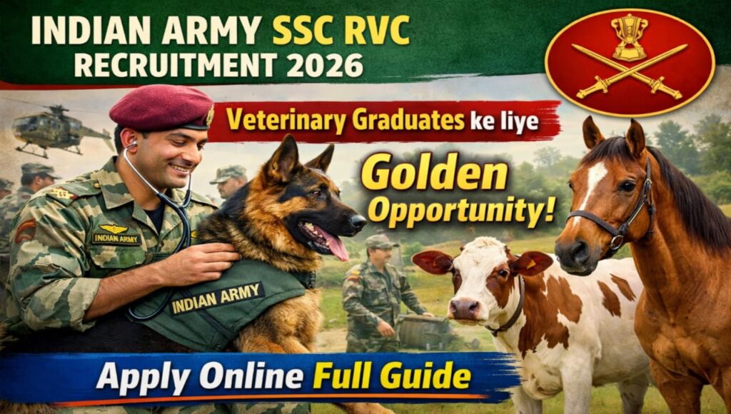 Indian Army SSC RVC Recruitment 2026