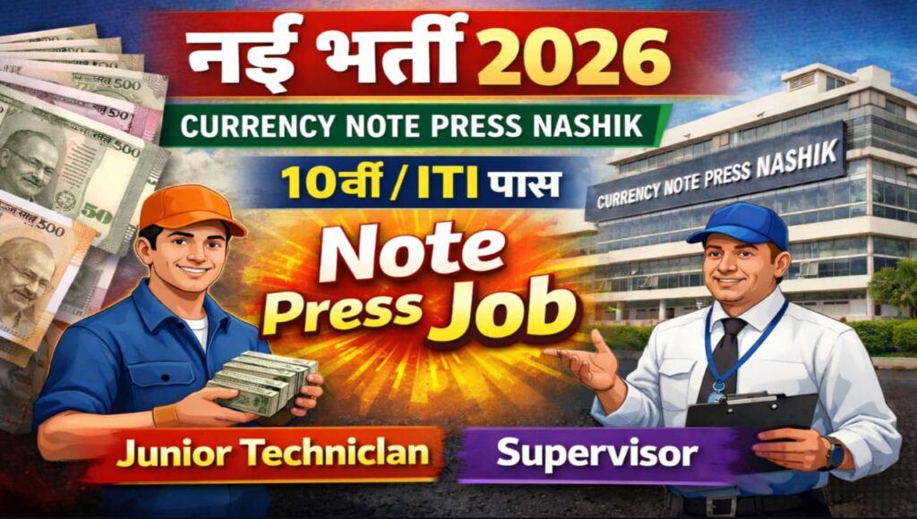 CNP Nashik SPMCIL Recruitment 2026