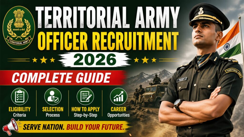 Territorial Army Officer Recruitment 2026
