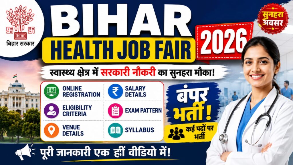 Bihar Health Job Fair 2026