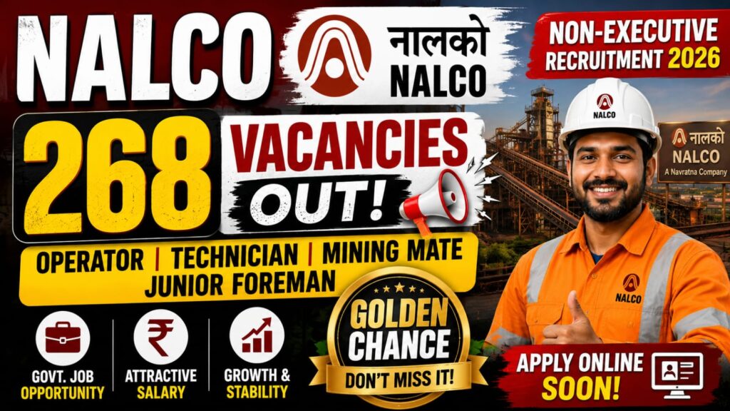NALCO Non-Executive Recruitment 2026